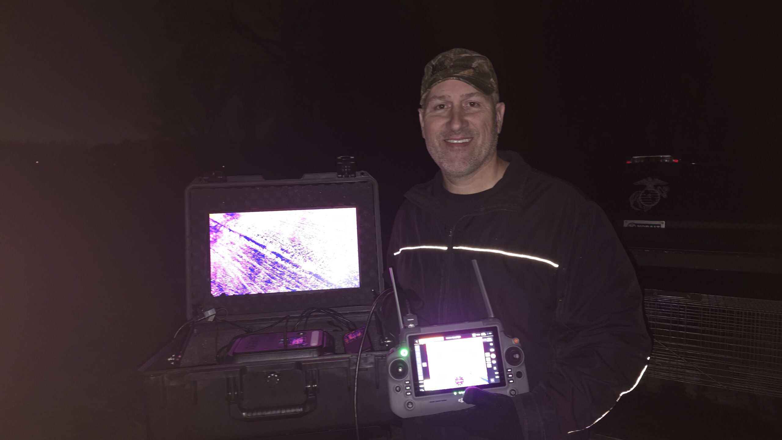 Jay Dalrymple thermal drone search equipment